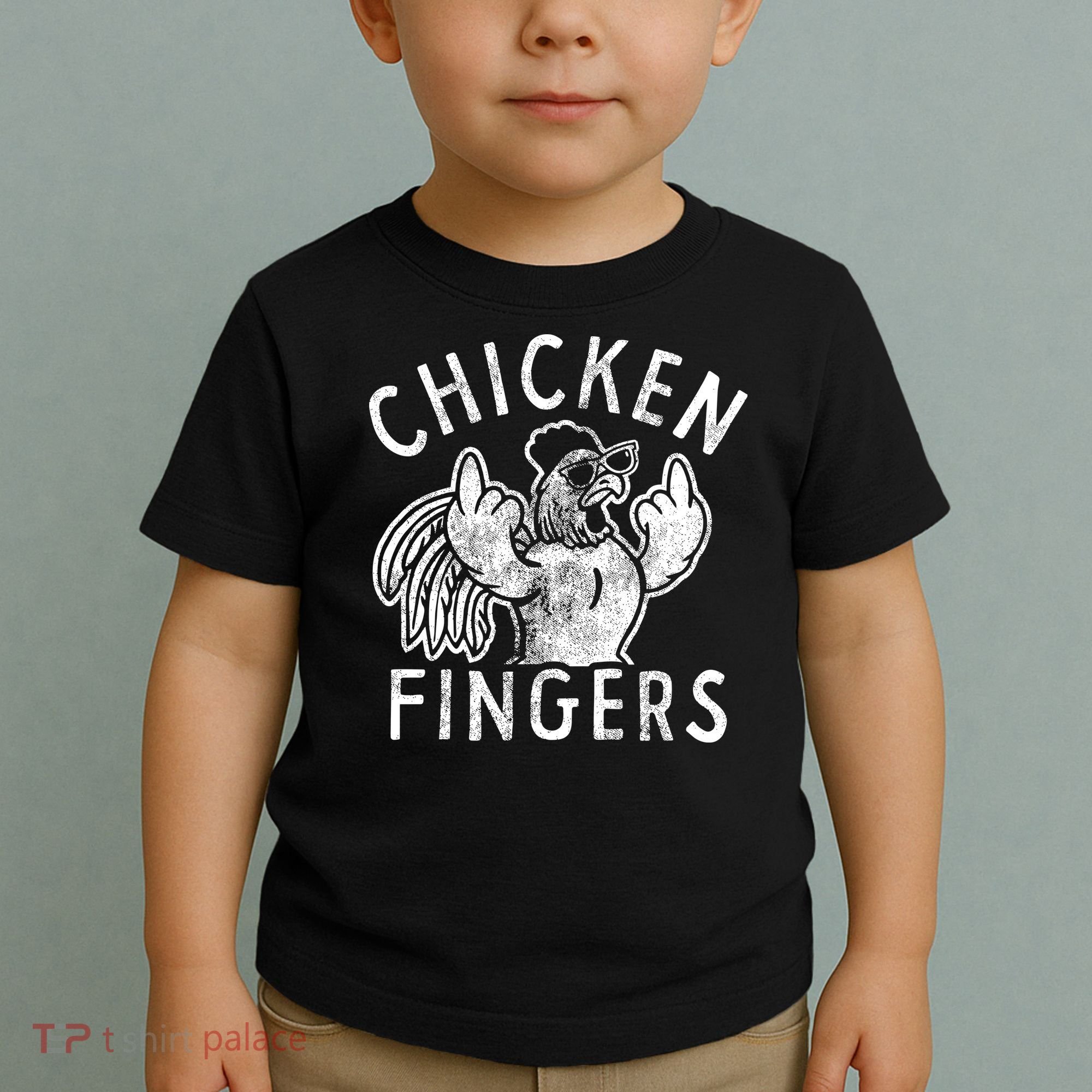 Chicken Fingers Funny Offensive Toddler T-Shirt