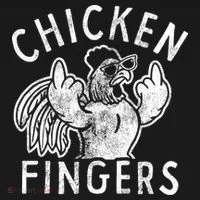 Chicken Fingers Funny Offensive Women's Long Sleeve Shirt thumb 2