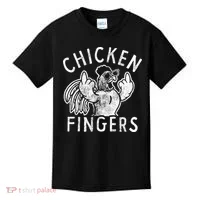 Chicken Fingers Funny Offensive Kids T-Shirt thumb 0
