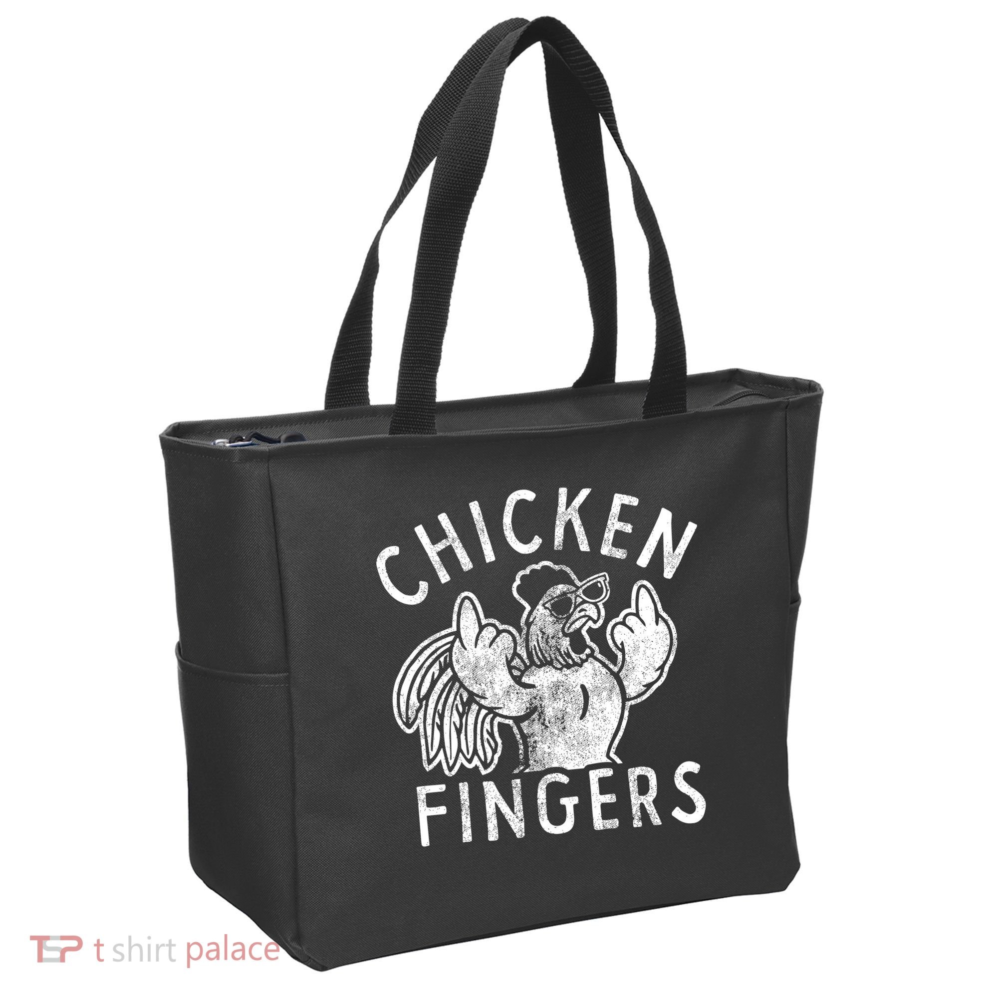Chicken Fingers Funny Offensive Tote Bag