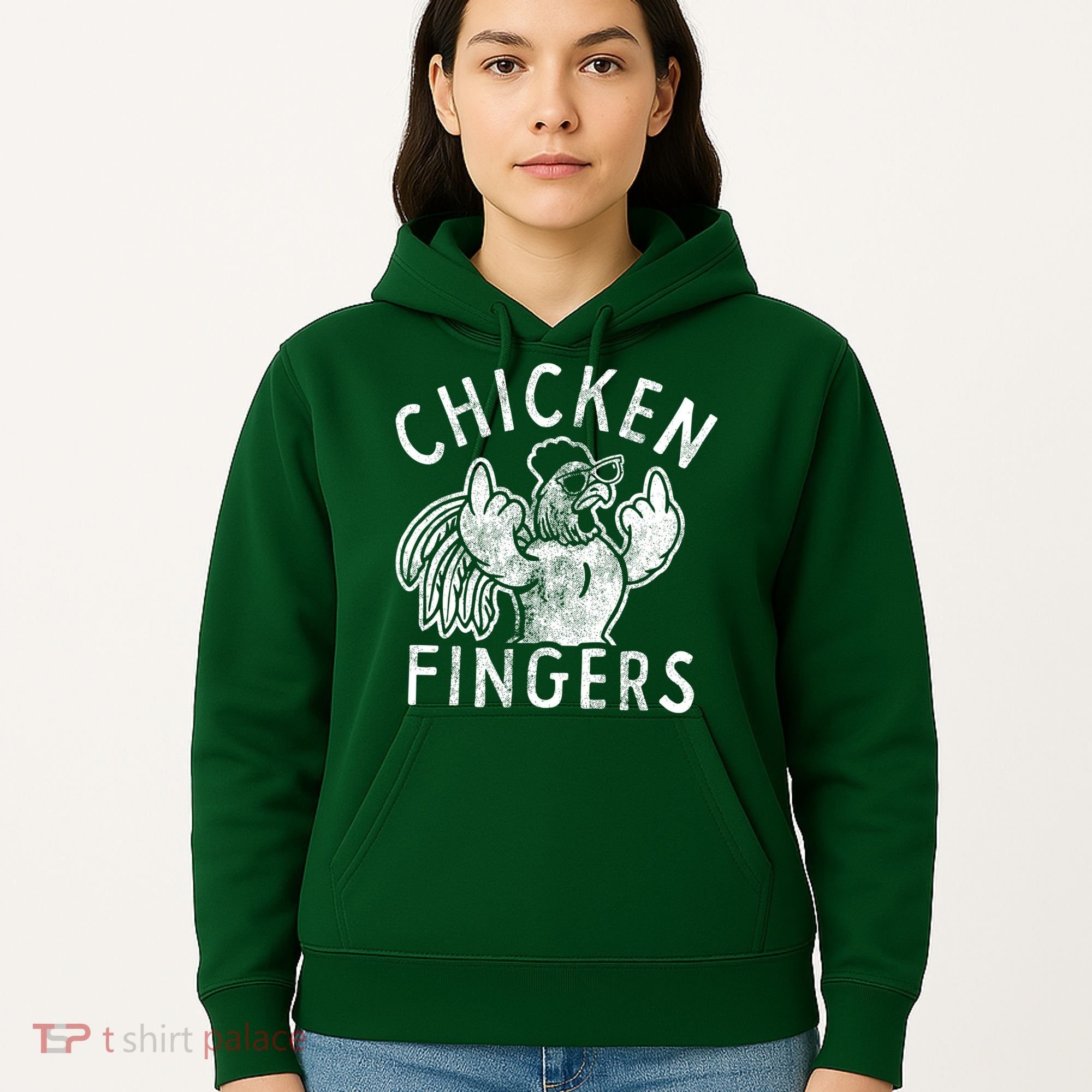 Chicken Fingers Funny Offensive Hoodie