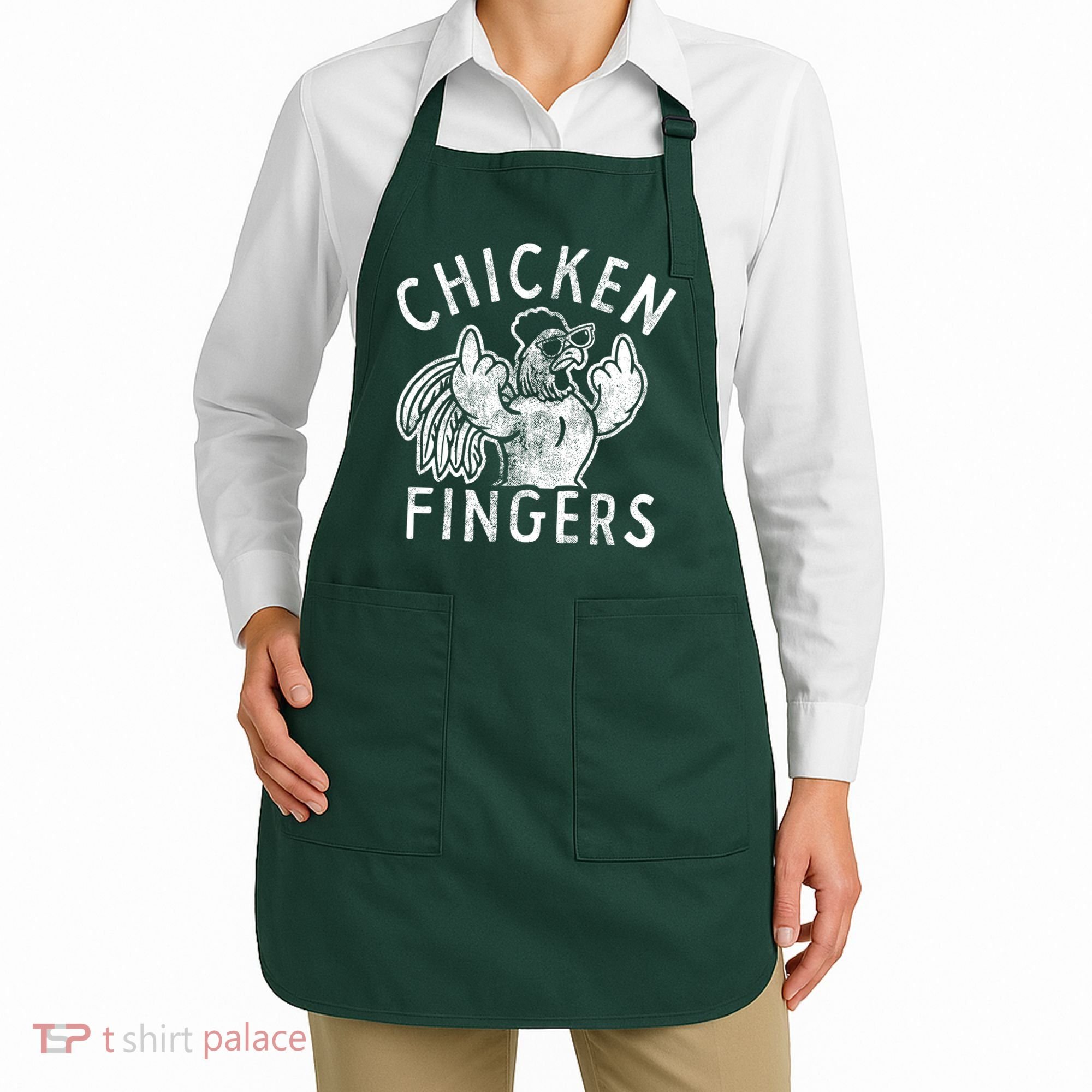Chicken Fingers Funny Offensive Apron