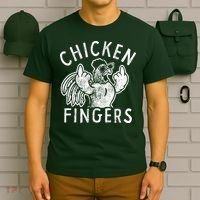 Chicken Fingers Funny Offensive T-Shirt thumb 6