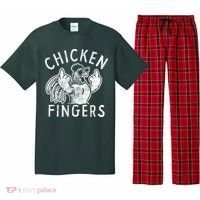Chicken Fingers Funny Offensive Pajama Set thumb 0