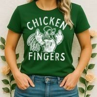 Chicken Fingers Funny Offensive Women's T-Shirt thumb 2
