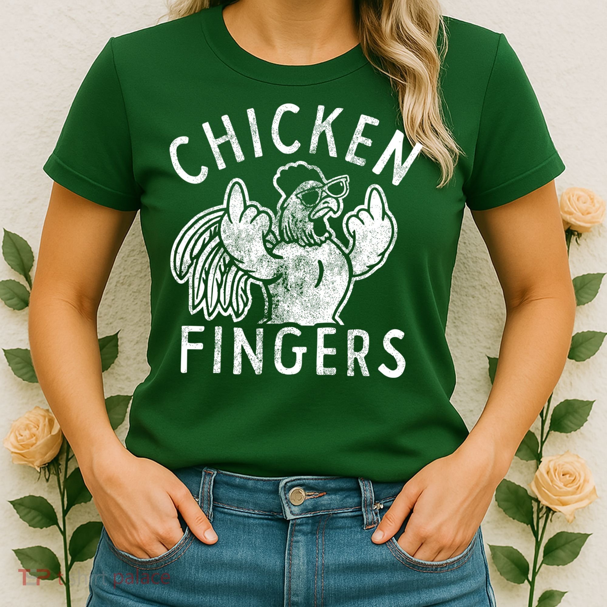 Chicken Fingers Funny Offensive Women's T-Shirt