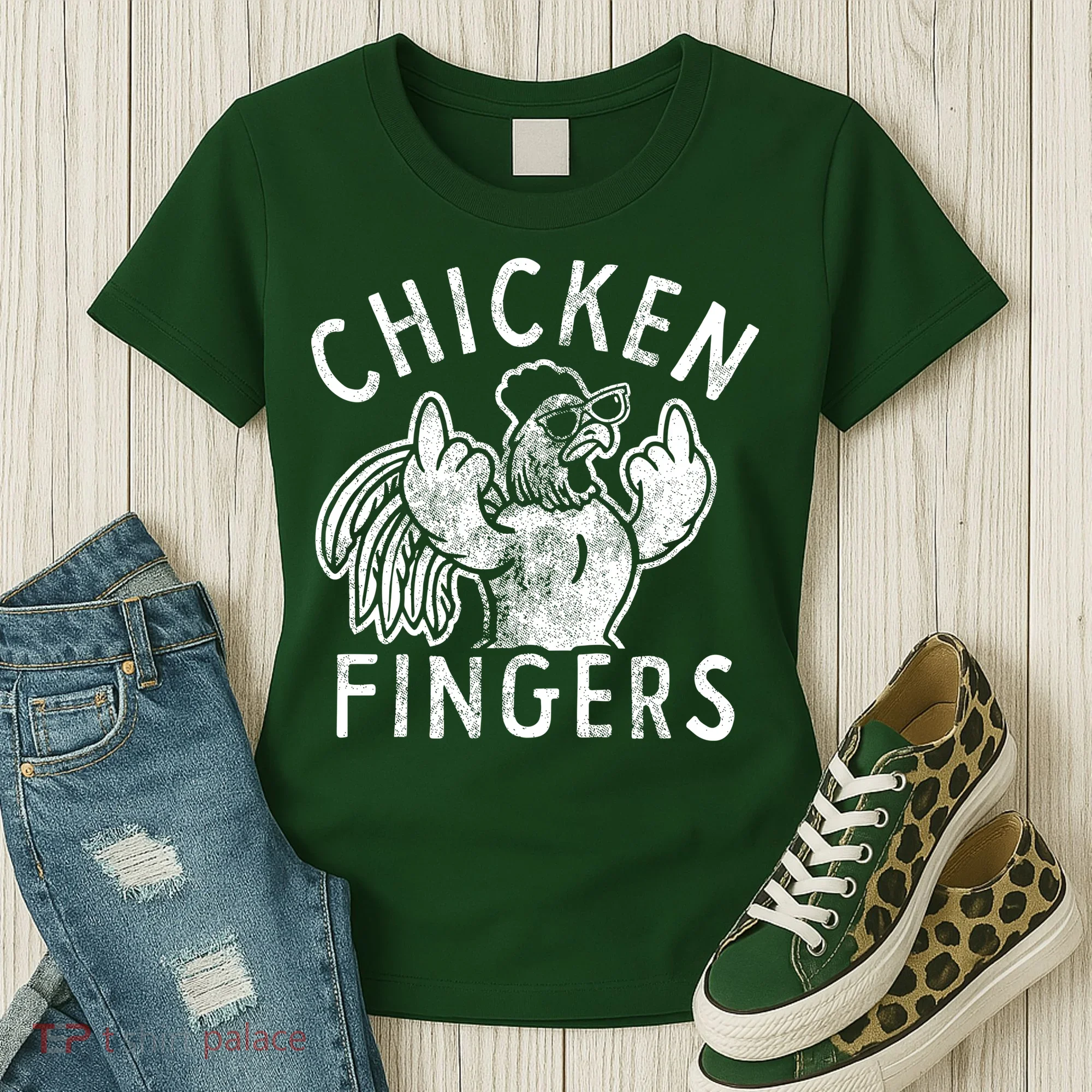 Chicken Fingers Funny Offensive Women's T-Shirt