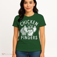 Chicken Fingers Funny Offensive Women's T-Shirt thumb 4