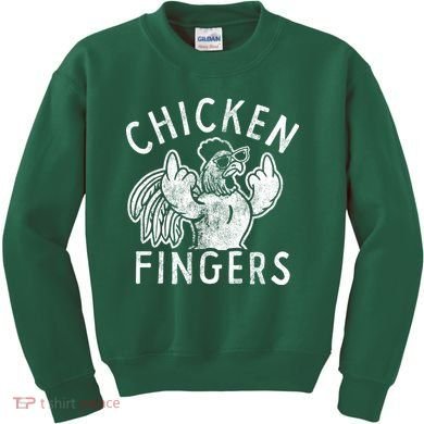Chicken Fingers Funny Offensive Kids Sweatshirt