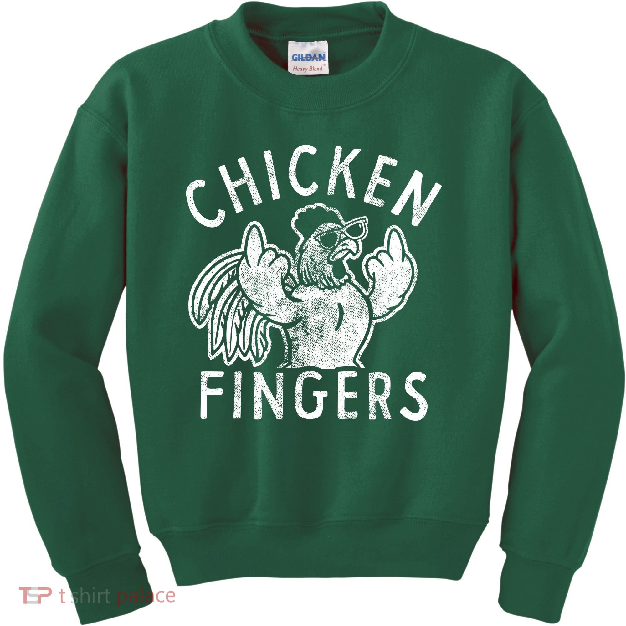 Chicken Fingers Funny Offensive Kids Sweatshirt