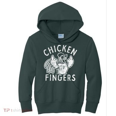 Chicken Fingers Funny Offensive Kids Hoodie
