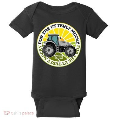ClarksonS Farm For The Utterly Mucky Baby Bodysuit