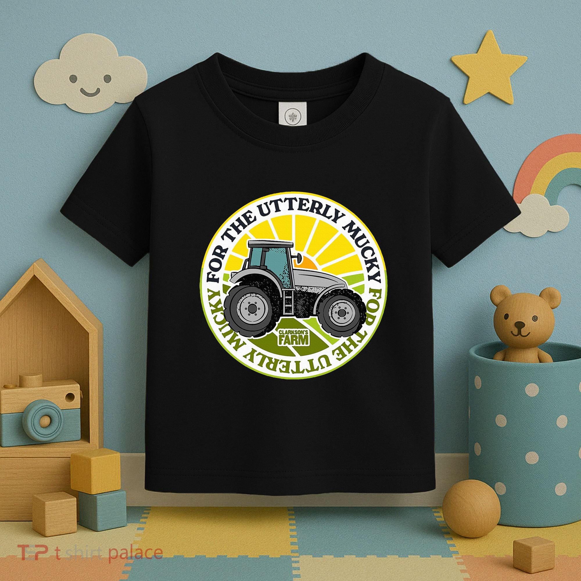 ClarksonS Farm For The Utterly Mucky Toddler T-Shirt