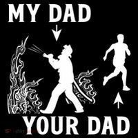 Captain Firefighter Father Funny Fireman Dad My Dad Your Dad Coffee Mug thumb 5