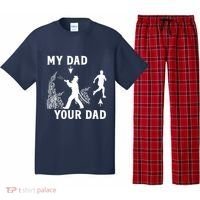 Captain Firefighter Father Funny Fireman Dad My Dad Your Dad Pajama Set thumb 0