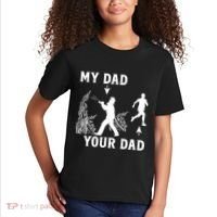 Captain Firefighter Father Funny Fireman Dad My Dad Your Dad Kids T-Shirt thumb 2