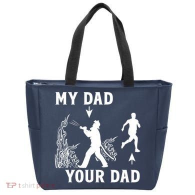 Captain Firefighter Father Funny Fireman Dad My Dad Your Dad Bag
