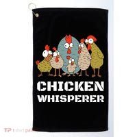 Chickens: For Farmers Chicken Keepers And Chicken Whisperer Cute Gift Golf Towel thumb 0