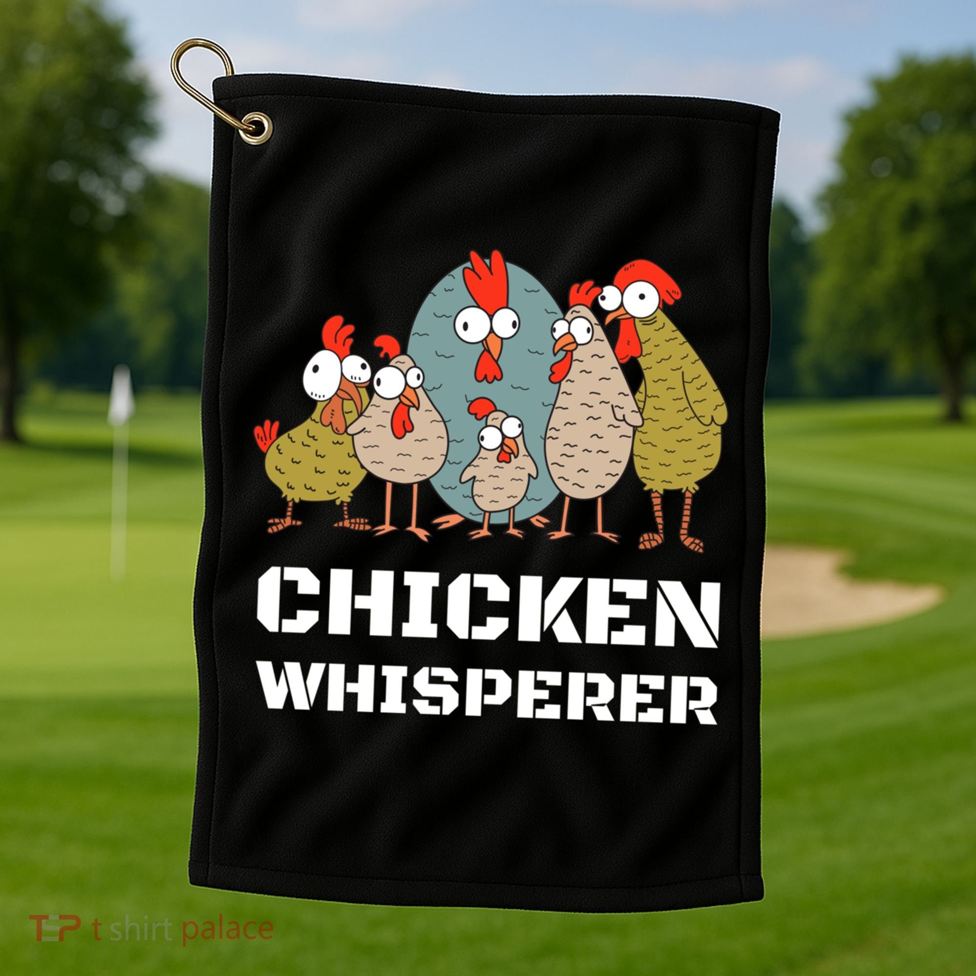 Chickens: For Farmers Chicken Keepers And Chicken Whisperer Cute Gift Golf Towel