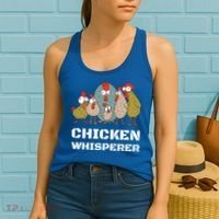 Chickens: For Farmers Chicken Keepers And Chicken Whisperer Cute Gift Women's Tank Top thumb 2