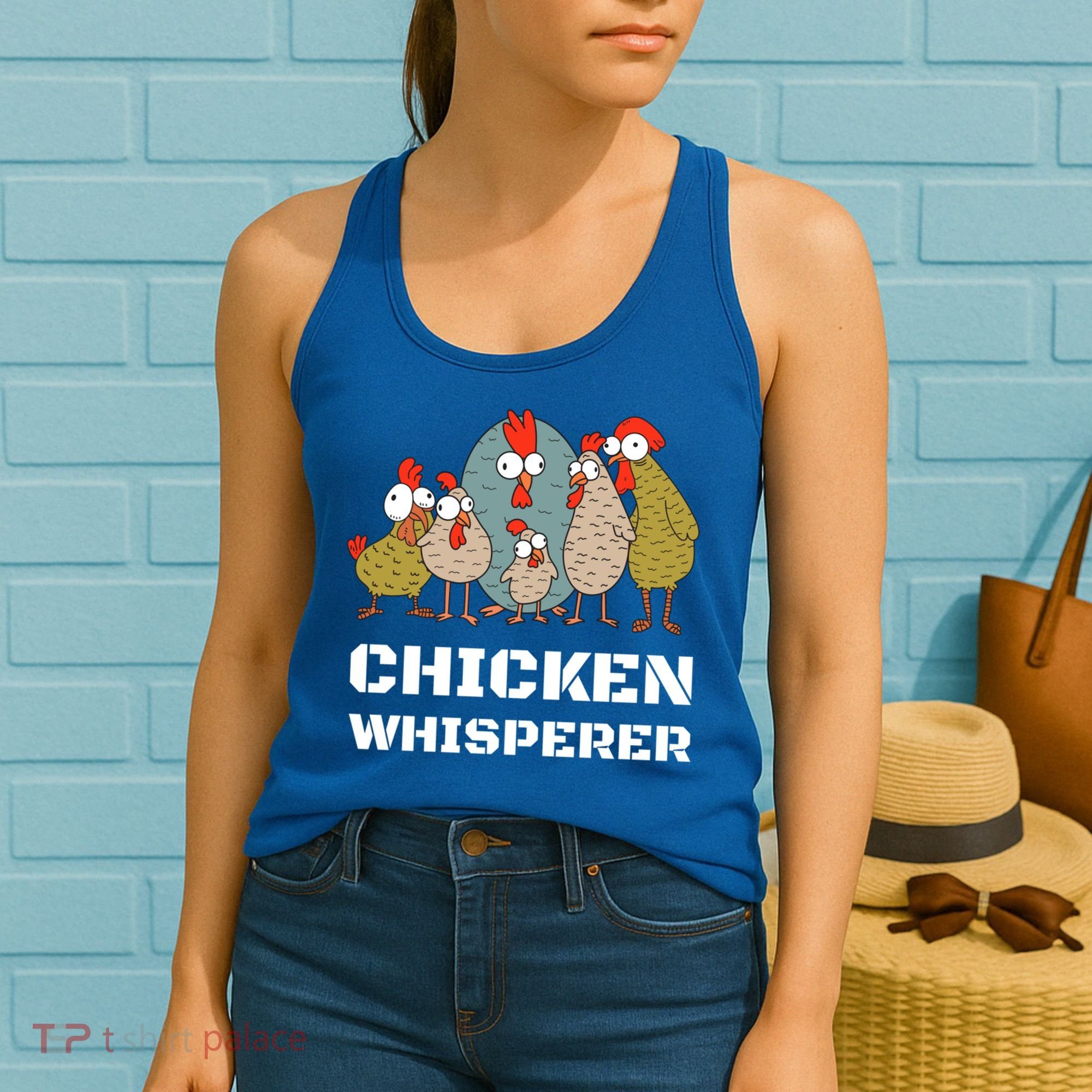 Chickens: For Farmers Chicken Keepers And Chicken Whisperer Cute Gift Women's Tank Top