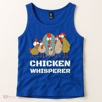 Chickens: For Farmers Chicken Keepers And Chicken Whisperer Cute Gift Tank Top thumb 2