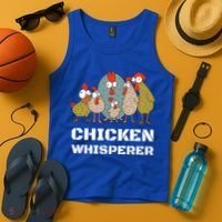 Chickens: For Farmers Chicken Keepers And Chicken Whisperer Cute Gift Tank Top thumb 4