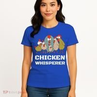 Chickens: For Farmers Chicken Keepers And Chicken Whisperer Cute Gift Women's T-Shirt thumb 4