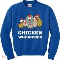 Chickens: For Farmers Chicken Keepers And Chicken Whisperer Cute Gift Kids Sweatshirt thumb 0