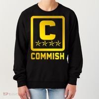 Commish Fantasy Football Logo Back And Front Pocket Logo Women's Sweatshirt thumb 0