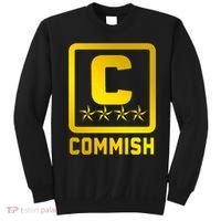 Commish Fantasy Football Logo Back And Front Pocket Logo Sweatshirt thumb 0