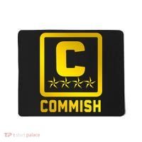 Commish Fantasy Football Logo Back And Front Pocket Logo Mousepad thumb 0