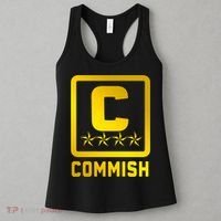 Commish Fantasy Football Logo Back And Front Pocket Logo Women's Tank Top thumb 3