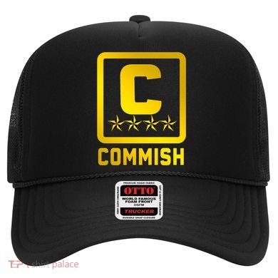 Commish Fantasy Football Logo Back And Front Pocket Logo Hat