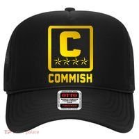 Commish Fantasy Football Logo Back And Front Pocket Logo Hat thumb 0