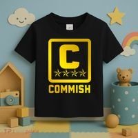 Commish Fantasy Football Logo Back And Front Pocket Logo Toddler T-Shirt thumb 3