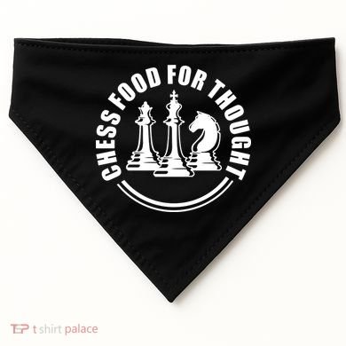 Chess Food For Thought USA-Made Doggie Bandana