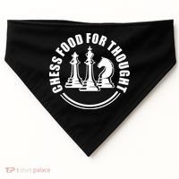 Chess Food For Thought USA-Made Doggie Bandana thumb 0