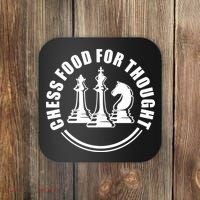 Chess Food For Thought Coaster thumb 0