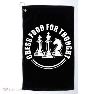 Chess Food For Thought Golf Towel