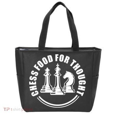 Chess Food For Thought Tote Bag