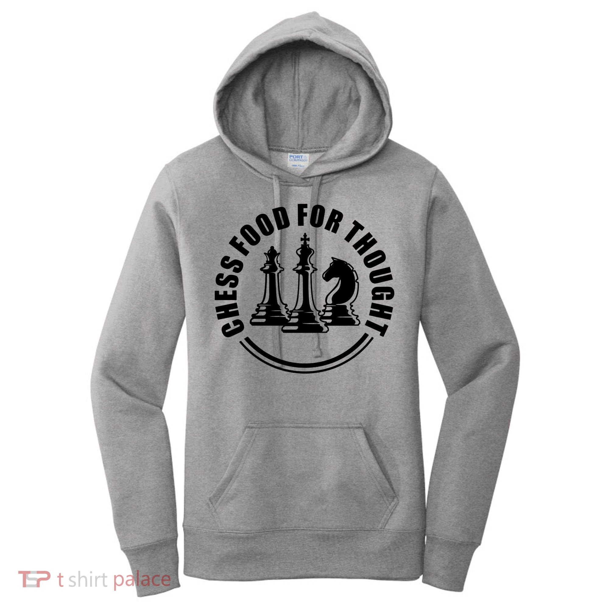 Chess Food For Thought Women's Hoodie