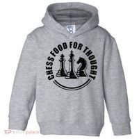 Chess Food For Thought Toddler Hoodie thumb 0