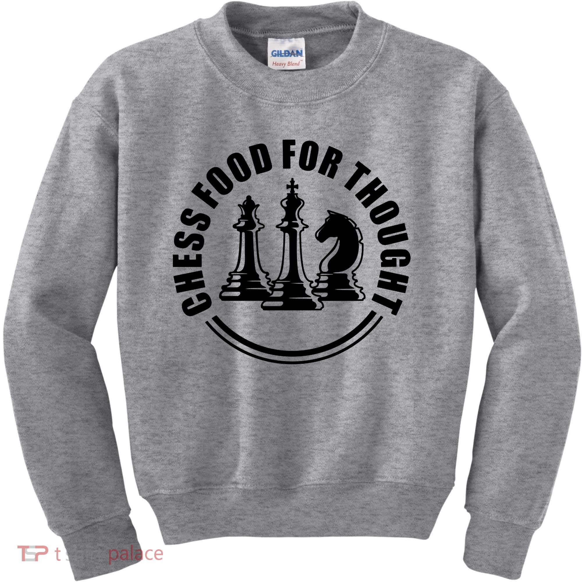 Chess Food For Thought Kids Sweatshirt