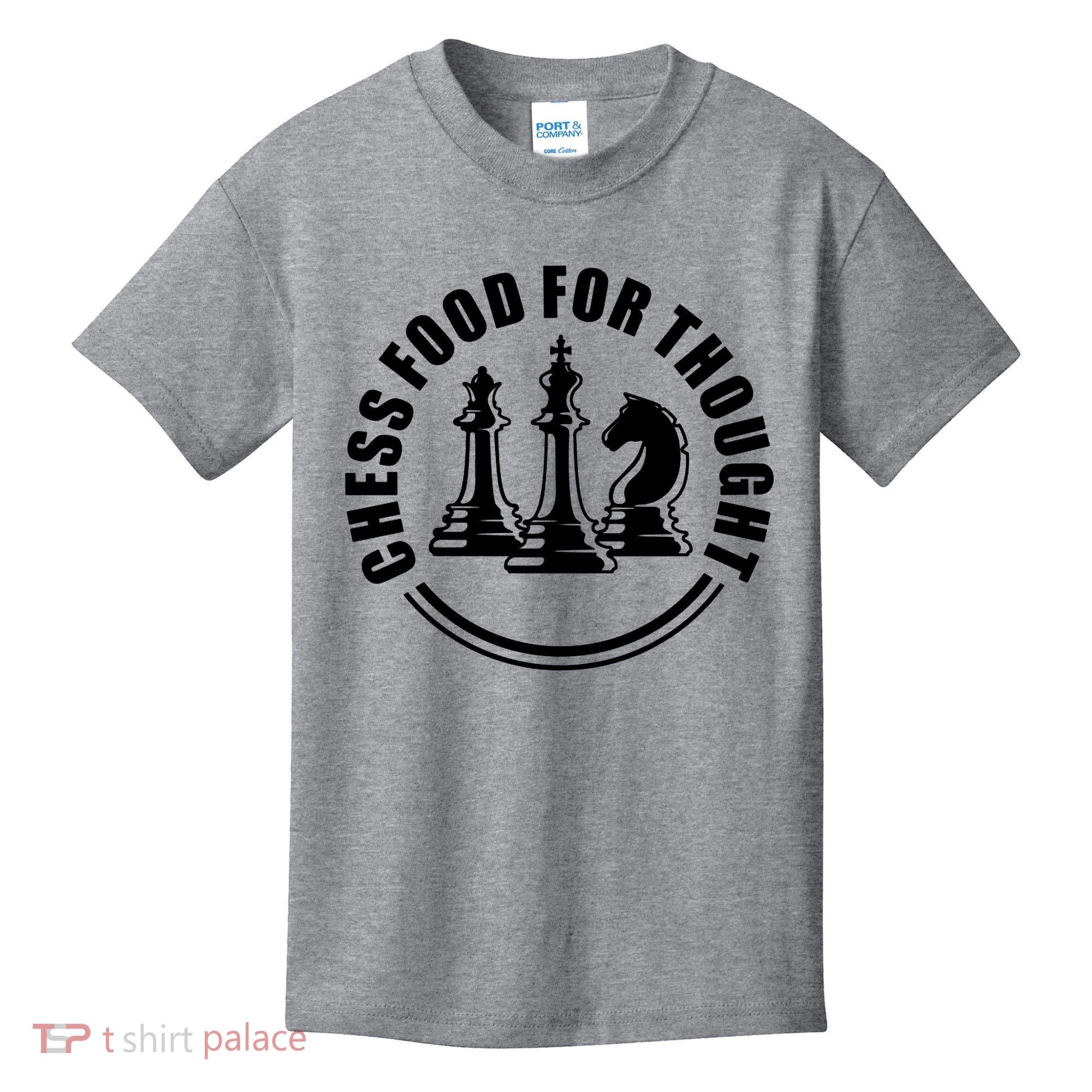 Chess Food For Thought Kids T-Shirt