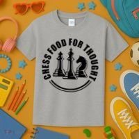 Chess Food For Thought Kids T-Shirt thumb 3