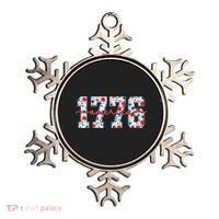 Cute Floral Flower Varsity Style 1776 America USA  Ornament thumb 0
