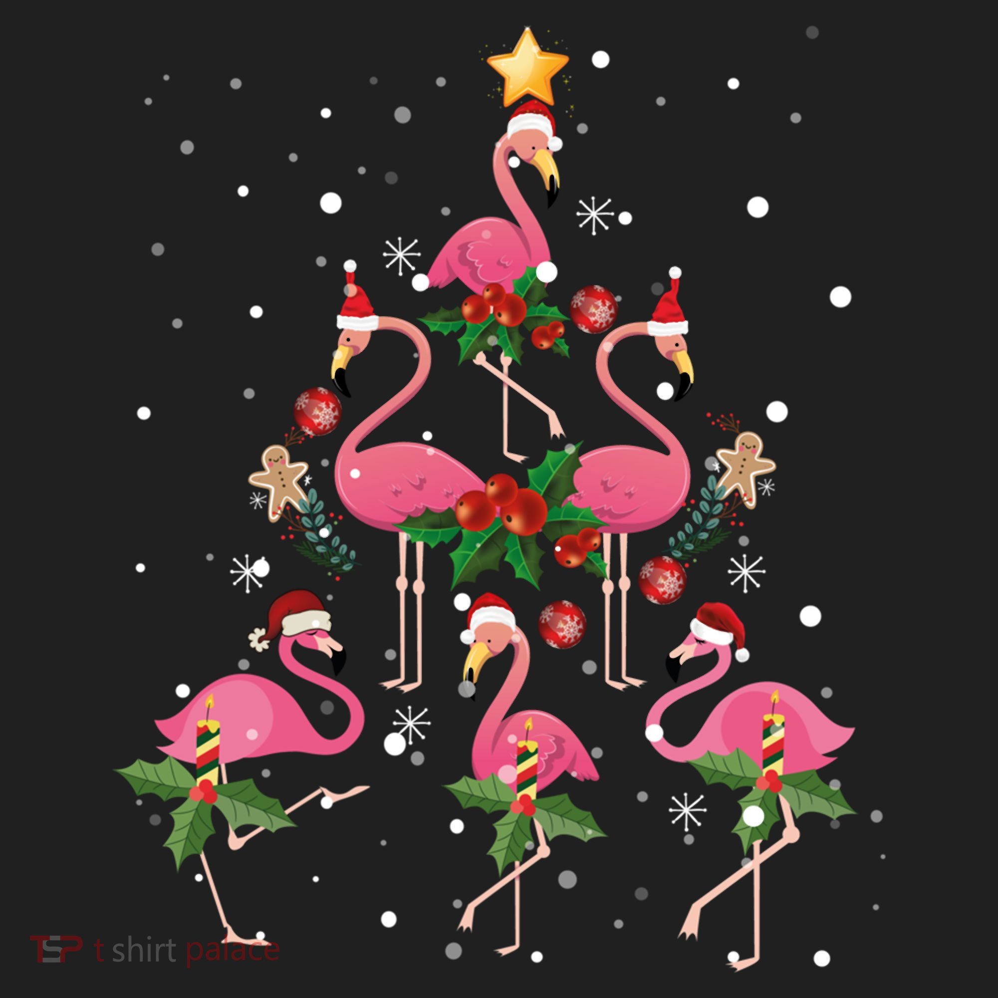 Christmas Flamingo Flamingo's Christmas Tree Classic Hat