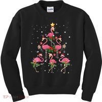 Christmas Flamingo Flamingo's Christmas Tree Classic Kids Sweatshirt thumb 0