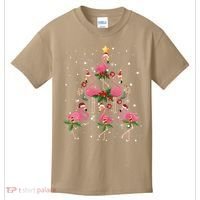 Christmas Flamingo Flamingo's Christmas Tree Classic Kids T-Shirt thumb 0